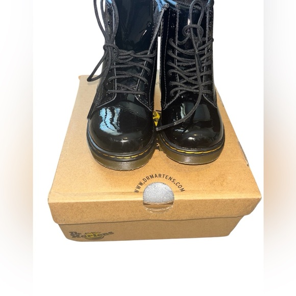 Dr. Martens 1460 Patent Leather Combat Boots - Picture 7 of 8